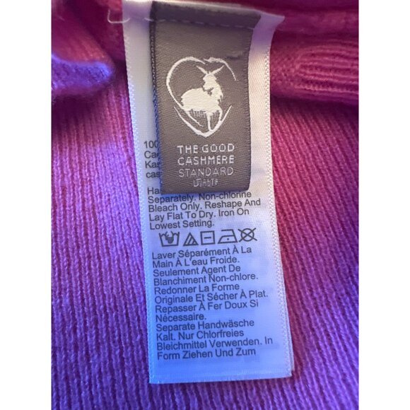 J.Crew Womens Cashmere Sweater Classic Fit Medium Pink Cozy Winter Soft - Picture 3 of 5